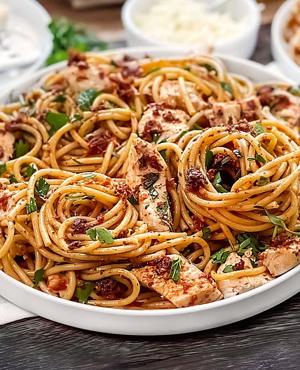 Sun-Dried Tomato Chicken Pasta