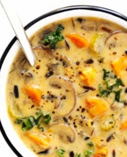 Cozy Autumn Wild Rice Soup