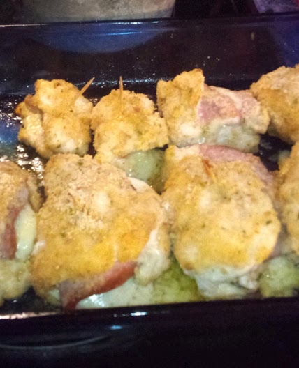 Cordon Bleu Chicken Rolls