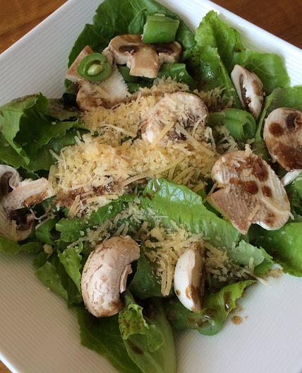 Receita de Salada fresca com cogumelos