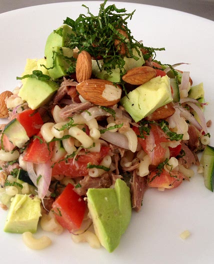 Receita de Salada de macarrão com atum