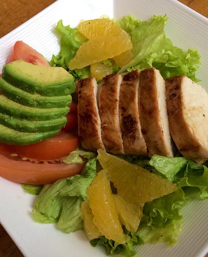 Receita de Salada de frango com gengibre