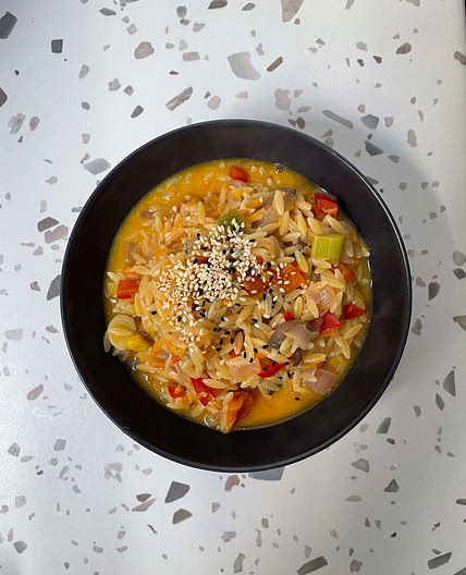 Vegetable orzotto