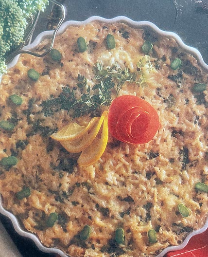 Flan au thon et au riz