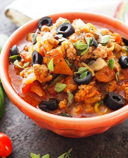 Whole 30 Pizza Bowls