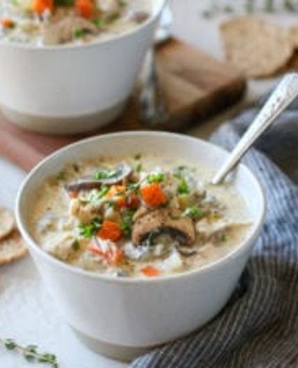 Slow Cooker Creamy Chicken Wild Rice Soup