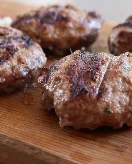Greek biftekia patties