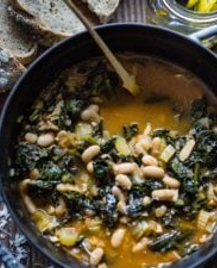 Ribollita ( Tuscan White bean Stew )