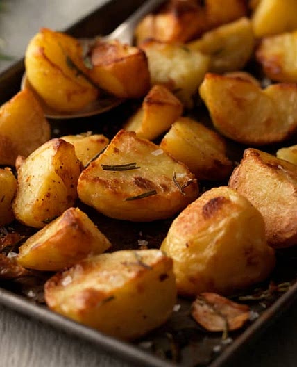 Roast Potatoes with Rosemary and Garlic