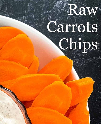 Raw Carrot Chips