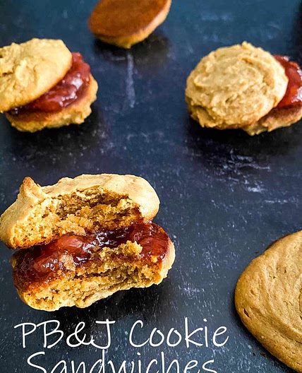 Peanut Butter & Jelly Cookie Sandwich Recipe