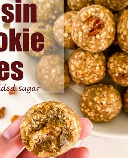 Oatmeal Raisin Cookie Bites