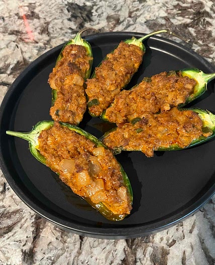 Chorizo Stuffed Jalapenos