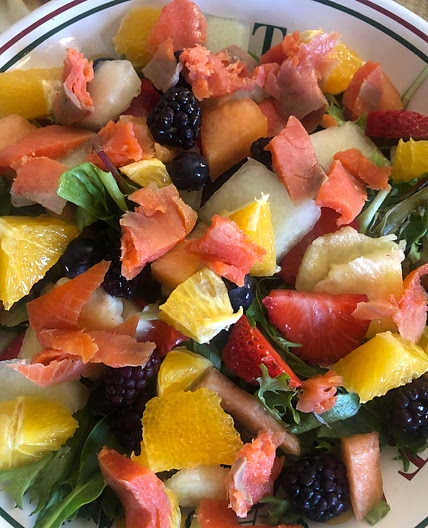 Salmon Fruit Salad