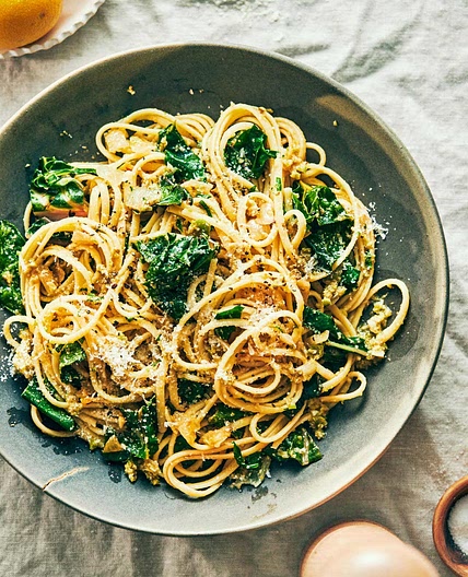 Lemon Swiss Chard Pasta