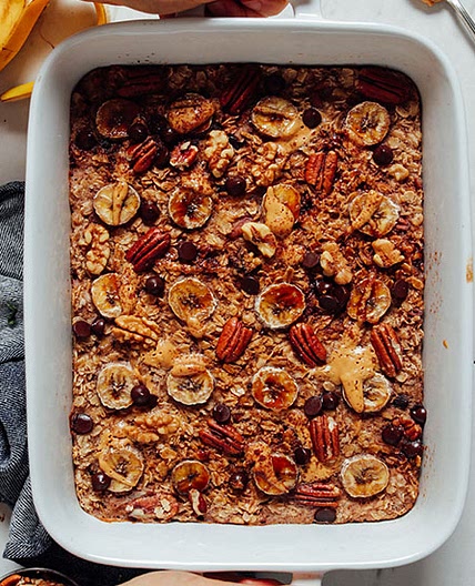 1-Bowl Chocolate Chip Banana Baked Oatmeal