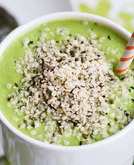 Avocado hemp smoothie