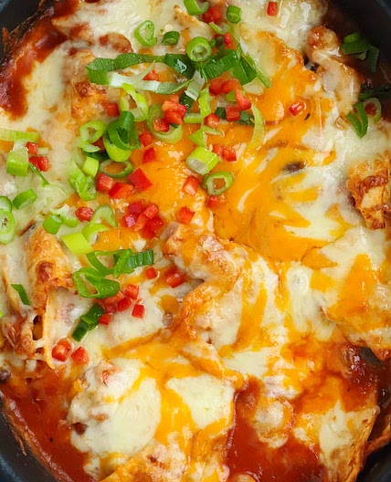 Chicken Enchiladas - Slow Cooker Recipe!