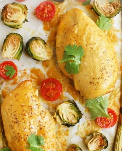 One Pan Honey Mustard Chicken