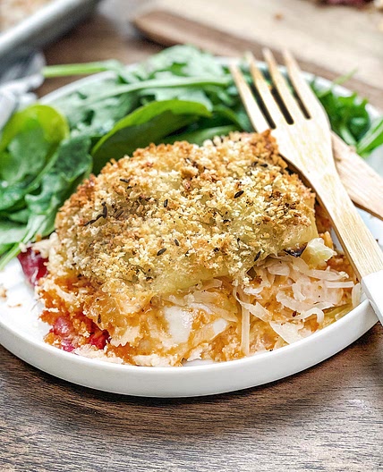 Baked Reuben Chicken
