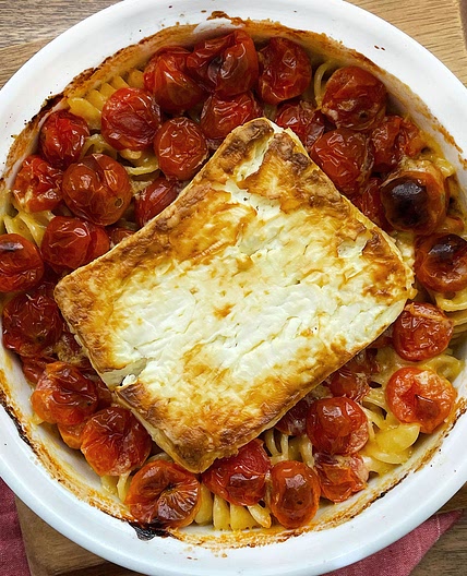 No-Boil Feta Pasta Bake