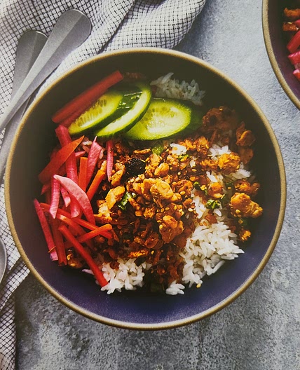 Lemongrass Tempeh crumbles