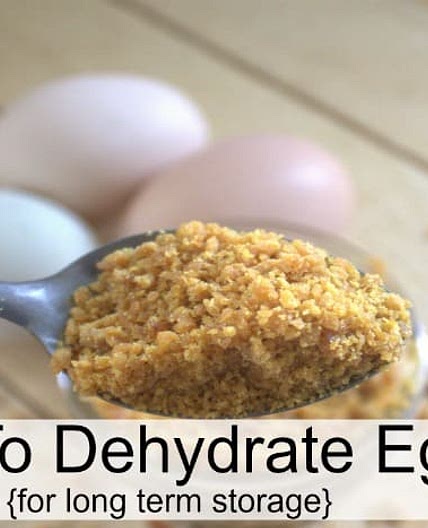 How to Dehydrate Eggs Steps