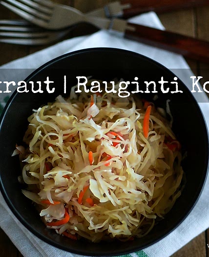 Lithuanian Sauerkraut | Rauginti Kopūstai