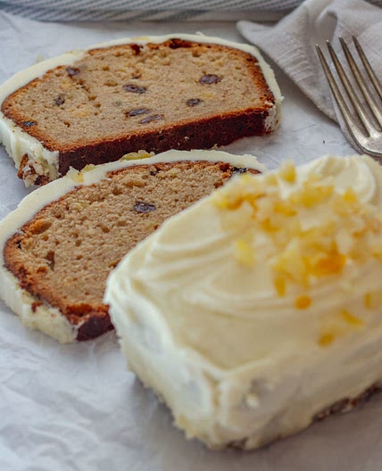 Hot Cross Bun Pound Cake
