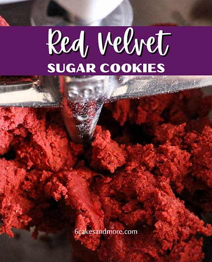 Red Velvet Sugar Cookies
