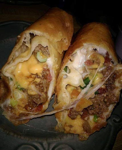 Beef and Cheese Chimichanga