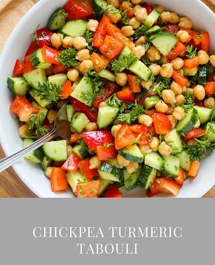 Chickpea Turmeric Tabouli
