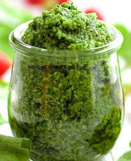 Radish Greens Pesto