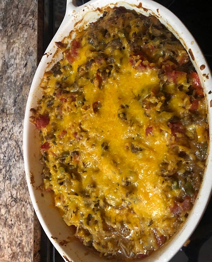 Baked Spaghetti Squash with Beef and Veggies
