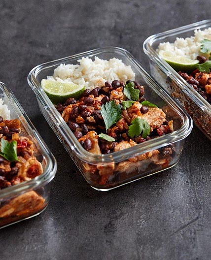 Naked Chicken Burrito Bowl Meal Prep | MYPROTEIN™