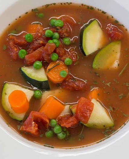 Instant Tomato & Veggie Soup
