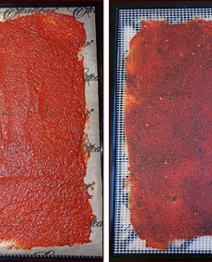 Tomato Sauce Leather | How to Dehydrate It for Backpacking Meals