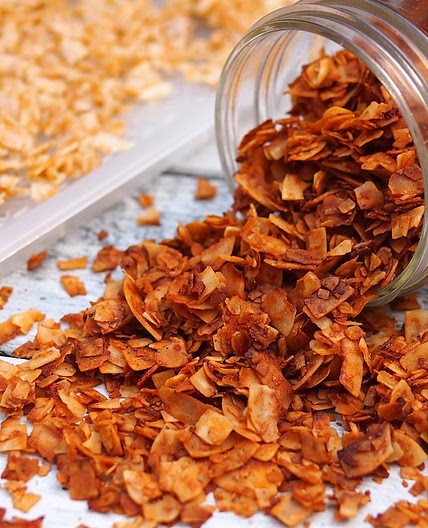 Coconut Bacon - Sedona Dehydrator Vegan Recipe - Raw Blend