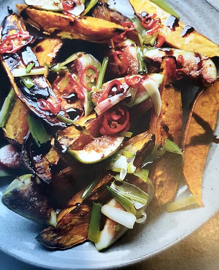 Roasted Sweet Potatoes & Fresh Figs