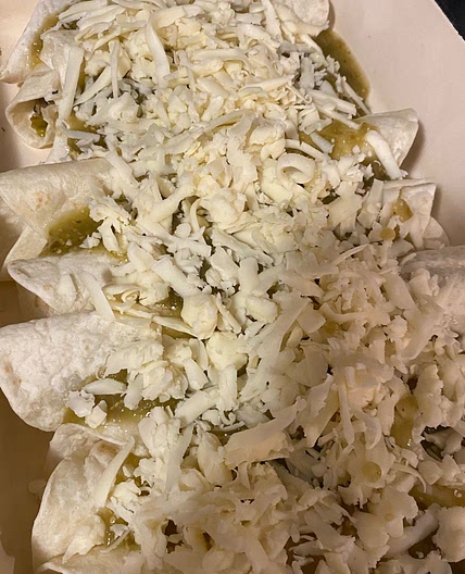 Green Chicken Enchiladas