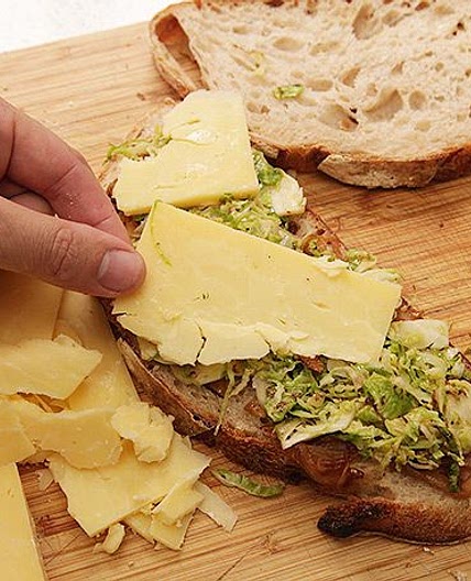 Brussels Sprouts Grilled Cheese Sandwiches Recipe