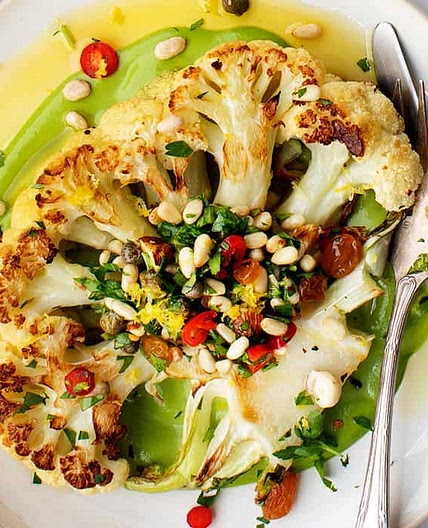 Roasted Cauliflower Steaks