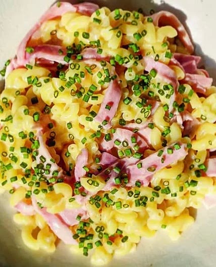 Risotto de coquillettes jambon