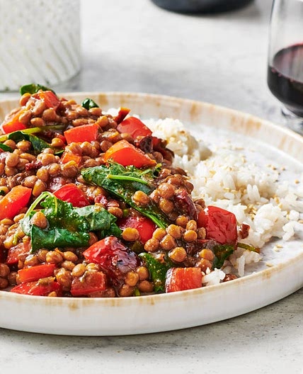 Comforting Lentils & Greens