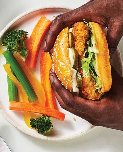 “Fried” Chicken Sandwich