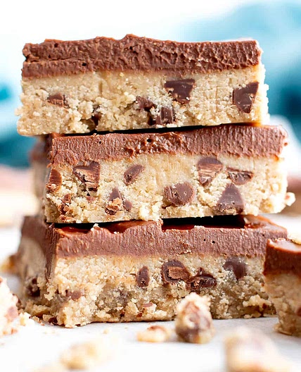 Barres de pâte à cookie