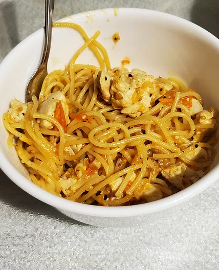 One Pot Chicken Linguine Pasta