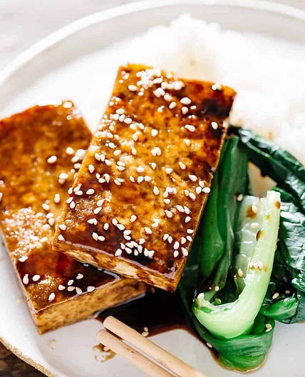 Easy Crispy Japanese Tofu Steak 豆腐のステーキ
