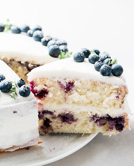 Gâteau Citron Myrtille