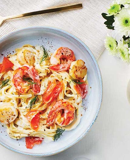 Seafood Alfredo